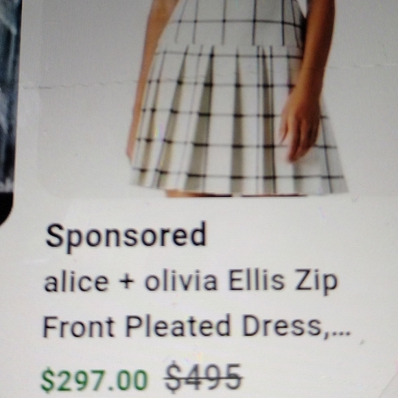 Creamy White & Black Plaid Tartan Mini Seen Everywhere About Town🆕 Auction Item - Picture 9 of 11